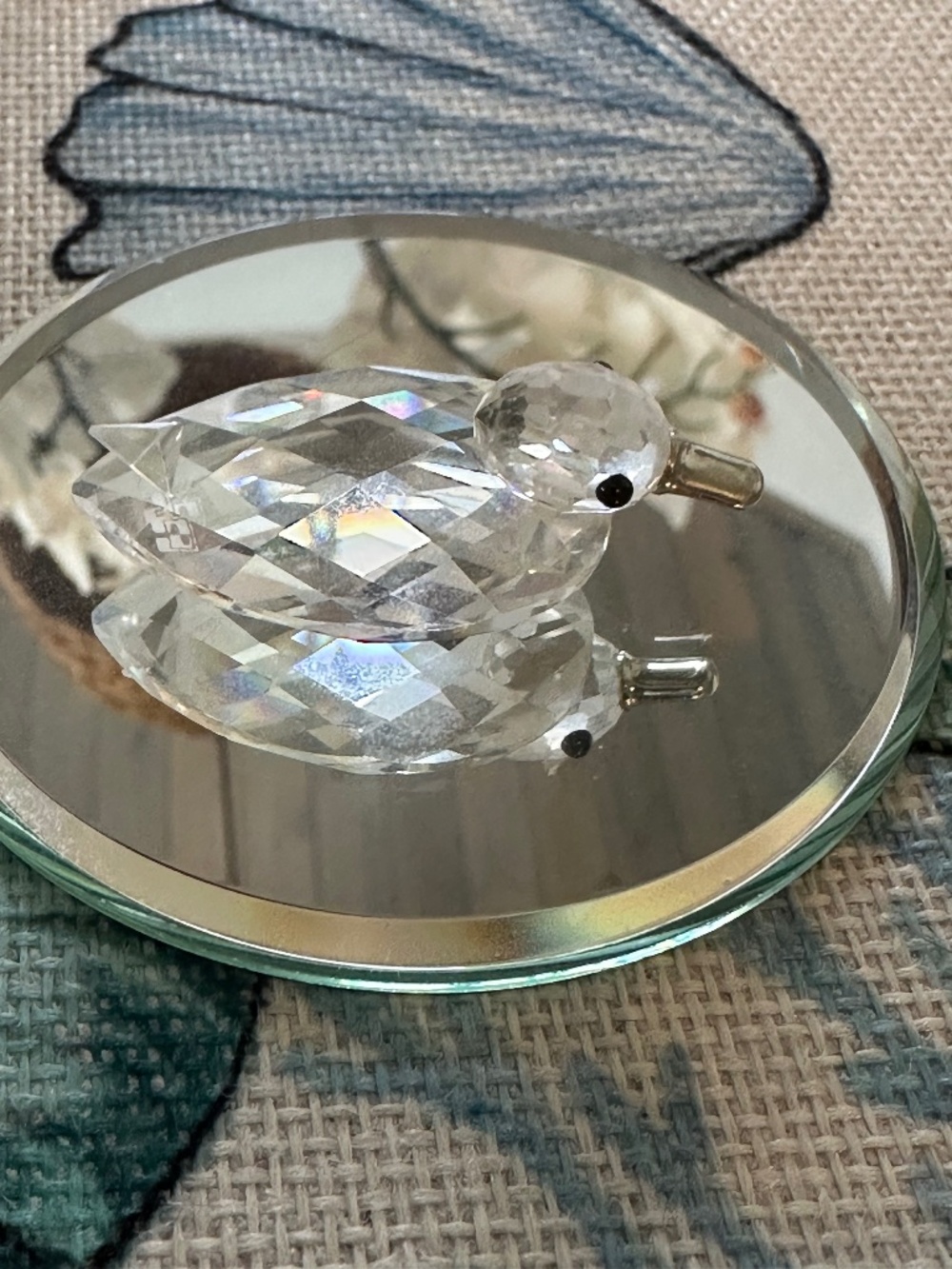 Swarovski sitting duck